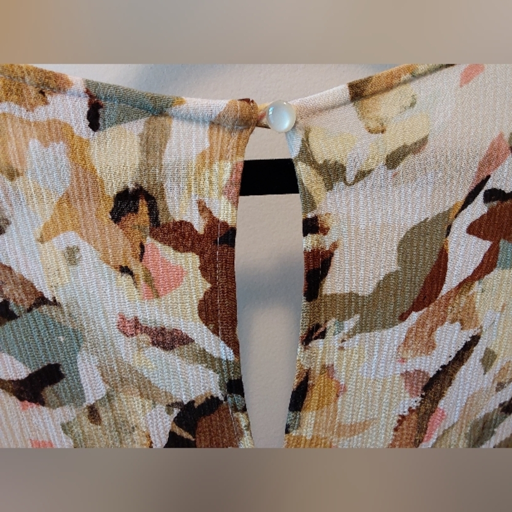 Nine West Multicolor Abstract Romper With Pockets - Picture 6 of 6